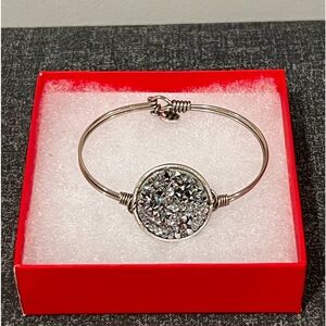 Fashion jewelry Women silver sparkle bracelet